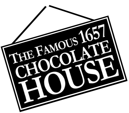 Famous 1657 Chocolate house logo, a social media marketing client